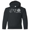 18500B Youth Heavy Blend Hooded Sweatshirt Thumbnail